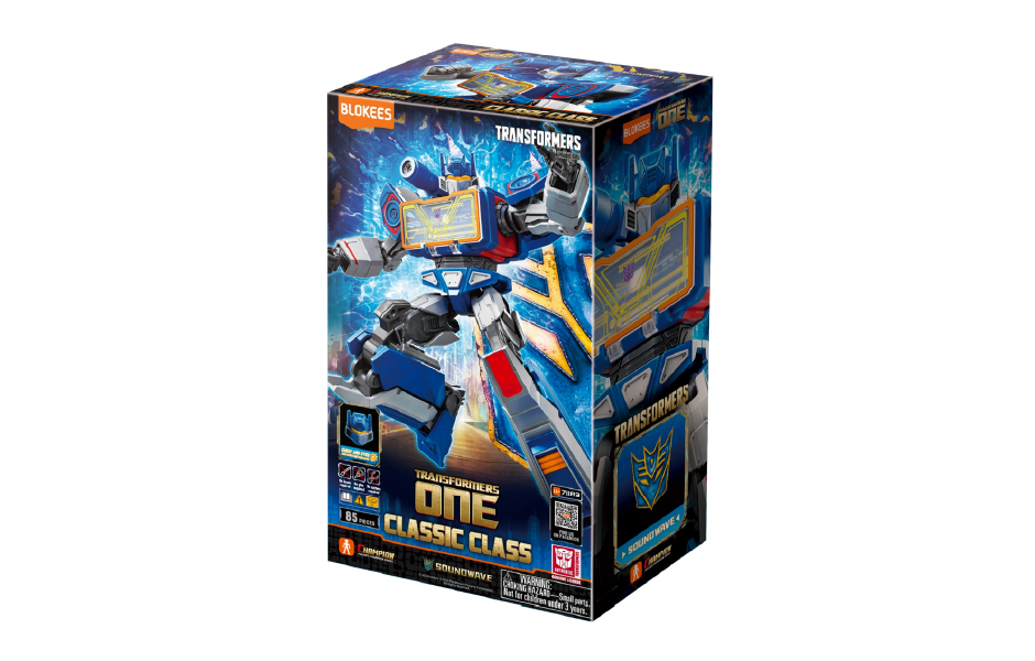 Blokees Model Kits - Transformers (Model Kit) 71183 - Classic Class(CC) 17-Movie8 SOUNDWAVE （Luminous Eyes & Chest）